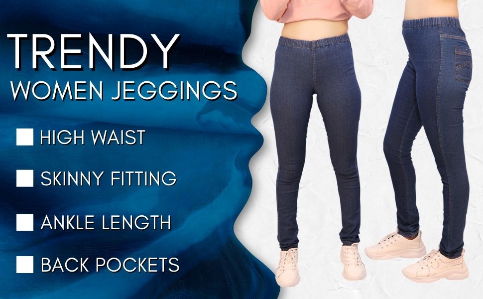 Stretchable Slim Fit Jeggings for Women (2)